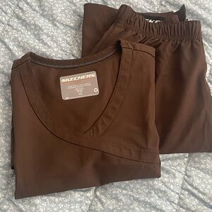 Brown XS Skechers Scrub Set!!!
